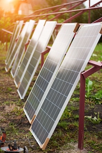 Solar-Photovoltaik-Paneele
