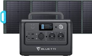 Bluetti EB70 Powerstation mit PV120 Solarpanel